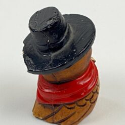 Apuoko su skrybėlė statulėlė iš polirezino 4x4x5 cm
