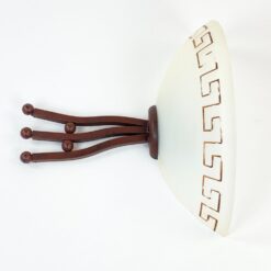 Sieniniai šviestuvai stikliniais gaubtais 2 vnt. komplektas 15x30x26 cm