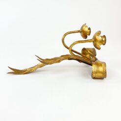 Metalinės dviejų šakų sieninės žvakidės “Kaspinas” 2 vnt. kompl. 13,5x17x31 cm