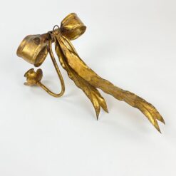 Metalinės dviejų šakų sieninės žvakidės “Kaspinas” 2 vnt. kompl. 13,5x17x31 cm