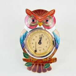 Stalinis laikrodis "Apuokas" (neveikiantis) 10x7,5x9,5 cm