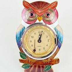 Stalinis laikrodis “Apuokas” (neveikiantis) 10×7,5×9,5 cm