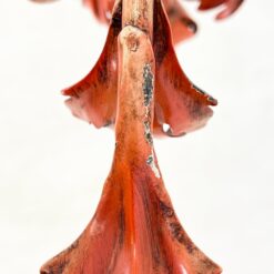 Metalinis pakabinamas ąžuolo lapų motyvų trijų šakų sietynas 59x59x72 cm