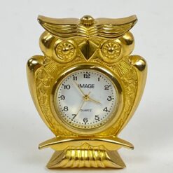 Mechaninis stalinis laikrodis “Apuokas” (neveikia) 2x4x5,5 cm