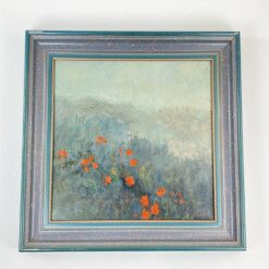 Kazimierz Wilk aliejiniais dažais ant drobės tapytas peizažas 5×43,5×43,5 cm