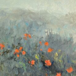 Kazimierz Wilk aliejiniais dažais ant drobės tapytas peizažas 5×43,5×43,5 cm