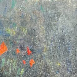 Kazimierz Wilk aliejiniais dažais ant drobės tapytas peizažas 5×43,5×43,5 cm