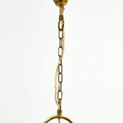 Pakabinamas žalvarinis žibalinės lempos tipo šviestuvas 26x32x103 cm