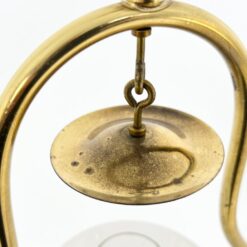 Pakabinamas žalvarinis žibalinės lempos tipo šviestuvas 26x32x103 cm