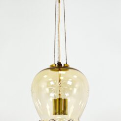 Pakabinamas šviestuvas stikliniu gaubtu 34x34x87 cm