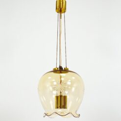 Pakabinamas šviestuvas stikliniu gaubtu 34x34x87 cm