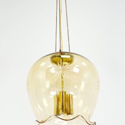 Pakabinamas šviestuvas stikliniu gaubtu 34x34x87 cm