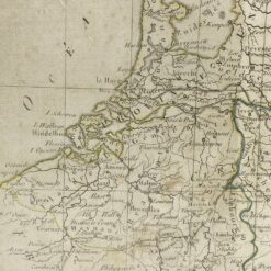 Senovinis žemėlapis “Royaume des Pays-Bas parties du Royaume de Prusse et de Hanovre” 2×31,5×24,5 cm