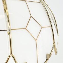 Aukso spalvos metalo pakabinamas šviestuvas su stiklu 53x53x129 cm