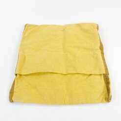 Pagalvėlės užvalkalas su aukso spalvos juostomis 30x29x0,5 cm