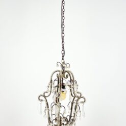 Daniškas “House Doctor” metalinis sietynas su stiklo karoliukais 35x35x123 cm