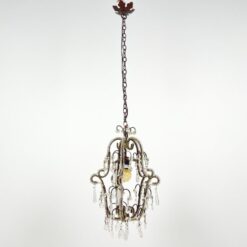 Daniškas “House Doctor” metalinis sietynas su stiklo karoliukais 35x35x123 cm