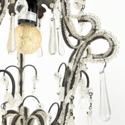 Daniškas “House Doctor” metalinis sietynas su stiklo karoliukais 35x35x123 cm