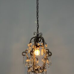 Daniškas “House Doctor” metalinis sietynas su stiklo karoliukais 35x35x123 cm