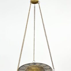 Žalvarinė pakabinama lėkštė su senovinių monetų atvaizdais 19,5×19,5×42 cm