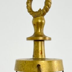 Žalvarinė pakabinama lėkštė su senovinių monetų atvaizdais 19,5×19,5×42 cm