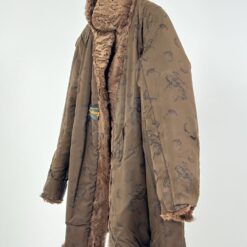 Vintažiniai trumpi karakulio kailio kailiniai su kišenėmis 55x82x6 cm