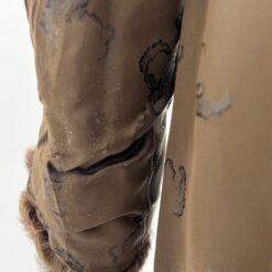 Vintažiniai trumpi karakulio kailio kailiniai su kišenėmis 55x82x6 cm