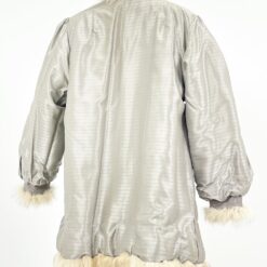 Vintažiniai natūralios odos ir lapės kailio kailiniai 60x93x11 cm