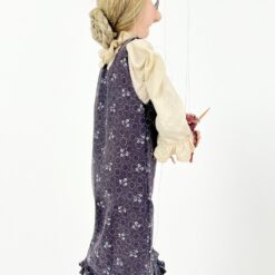 Vintažinė lėlė marionetė “Mezganti senolė” 16x18x47 cm