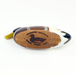 Rankų darbo medinė anties statula 25x8x11 cm