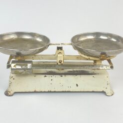 Vintažinės emaliuoto metalo svarstyklės “Adler” 18x42x16 cm