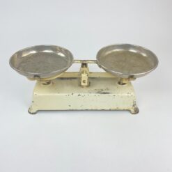 Vintažinės emaliuoto metalo svarstyklės “Adler” 18x42x16 cm