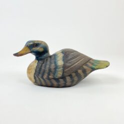 Medinė anties statula 25x11x12 cm