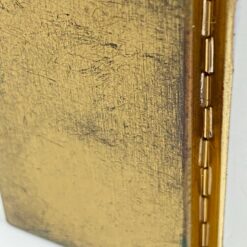 Vintažinė žalvarinė dėžutė tabletėms 3,2×5,3×1 cm