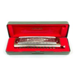 Hohner lūpinė armonikėlė “Chromonica 270” su dėklu 4×15,5×3 cm