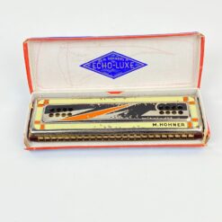Hohner lūpinė armonikėlė “Echo Luxe” su originalia dėžute 5x17x1,5 cm