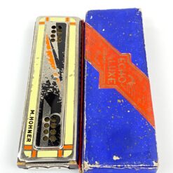 Hohner lūpinė armonikėlė “Echo Luxe” su originalia dėžute 5x17x1,5 cm