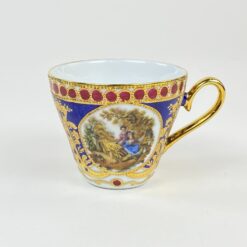 Porcelianinis puodelis 140 ml 8×10,5×6,5 cm