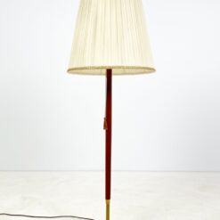 Pastatomas medinis toršeras su šviesiu gaubtu 50x50x146 cm