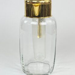 Stiklinis ąsotis su žalvarinėmis detalėmis ir ledo indu 3 L 18x14x28,5 cm