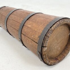 Ąžuolinė skėtinė su metalinėmis detalėmis 28x28x66,5 cm