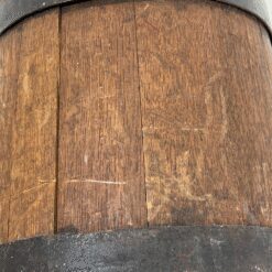 Ąžuolinė skėtinė su metalinėmis detalėmis 28x28x66,5 cm