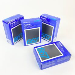 Polaroid 667 Coaterless Instant Film Black/White foto kasetės 10×14,5×5 cm