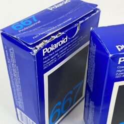 Polaroid 667 Coaterless Instant Film Black/White foto kasetės 10×14,5×5 cm