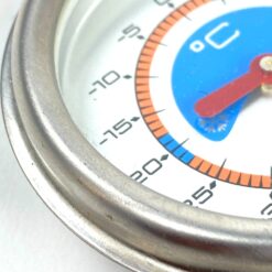 Nerūdijančio plieno šaldytuvo / šaldiklio termometras (+30/-30) 4,5x7x9 cm