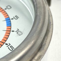 Nerūdijančio plieno šaldytuvo / šaldiklio termometras (+30/-30) 4,5x7x9 cm