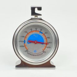 Nerūdijančio plieno šaldytuvo / šaldiklio termometras (+30/-30) 4,5x7x9 cm