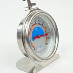 Nerūdijančio plieno šaldytuvo / šaldiklio termometras (+30/-30) 4,5x7x9 cm