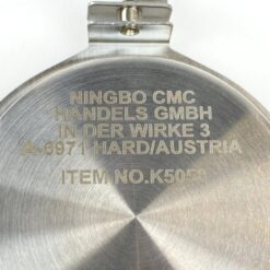 Nerūdijančio plieno šaldytuvo / šaldiklio termometras (+30/-30) 4,5x7x9 cm