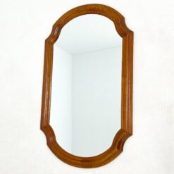 Pakabinamas veidrodis ąžuoliniame drožinėtame rėme 2,5x58x98 cm